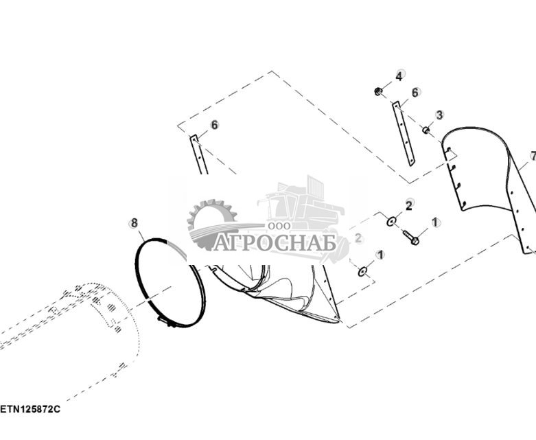 Кожух выгрузного шнека, 21 и 23 фута - ST829267 809.jpg